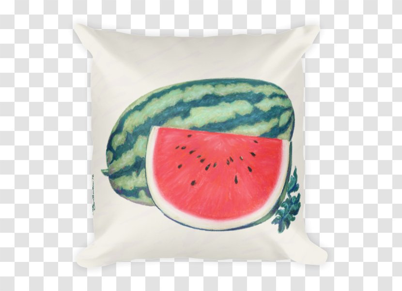 Watermelon Watercolor Painting Canvas Print Transparent PNG