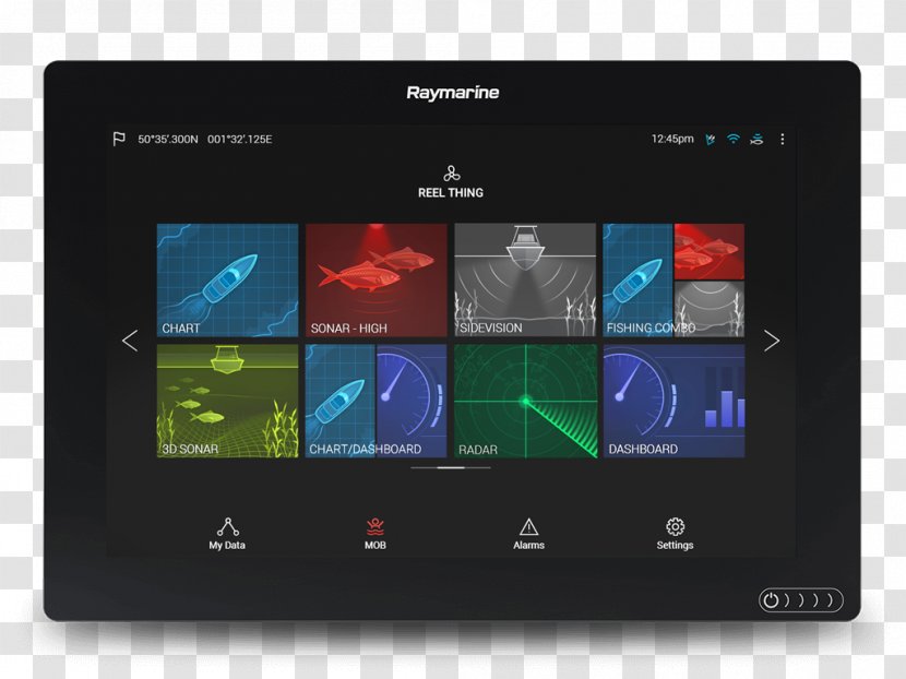 Raymarine Plc Transducer Chartplotter GPS Navigation Systems Multi-function Display - Multifunction - Panels Transparent PNG