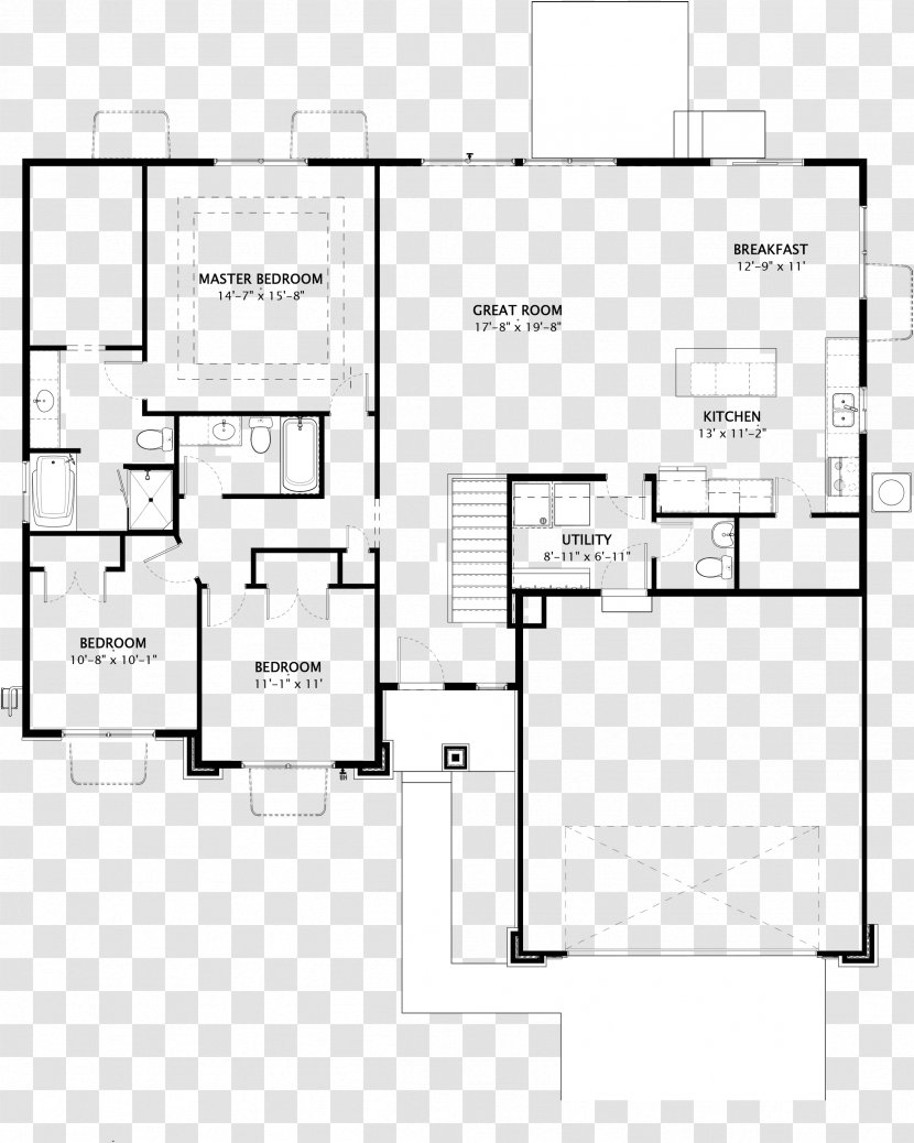 Floor Plan Furniture Angle - Drawing - Design Transparent PNG