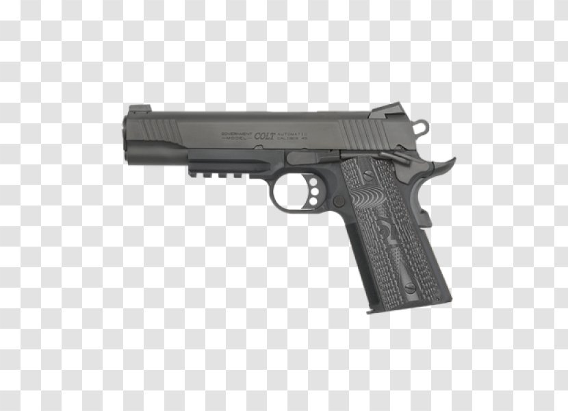 Colt's Manufacturing Company M1911 Pistol Firearm .45 ACP - Semiautomatic - Gun Transparent PNG