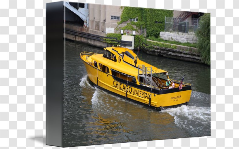 Boat Chicago River Water Transportation Taxi Waterway - Mode Of Transport Transparent PNG