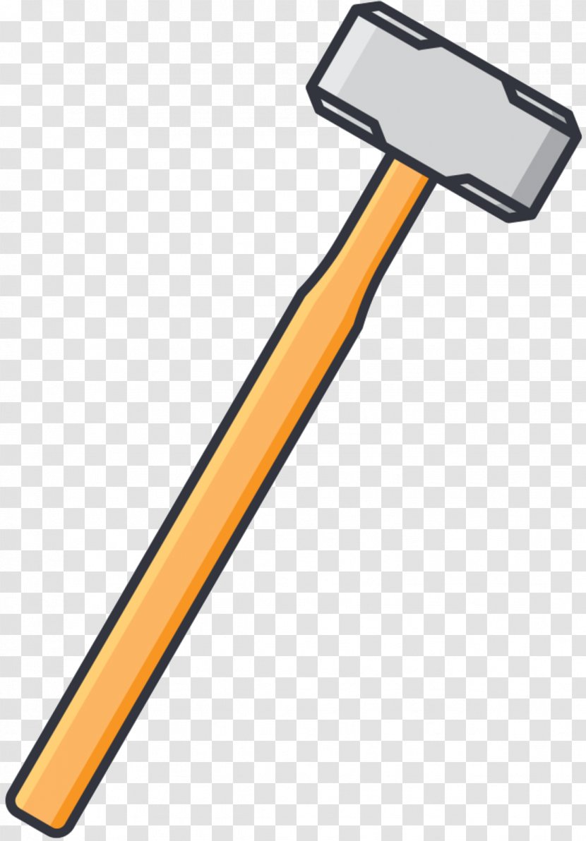 Clip Art Line Angle Hammer Product Design - Tool Transparent PNG