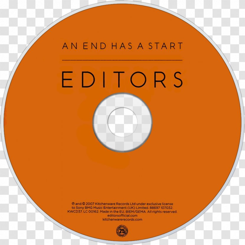 An End Has A Start Compact Disc Article - Data Storage Device - It Begins And Ends With Family Transparent PNG
