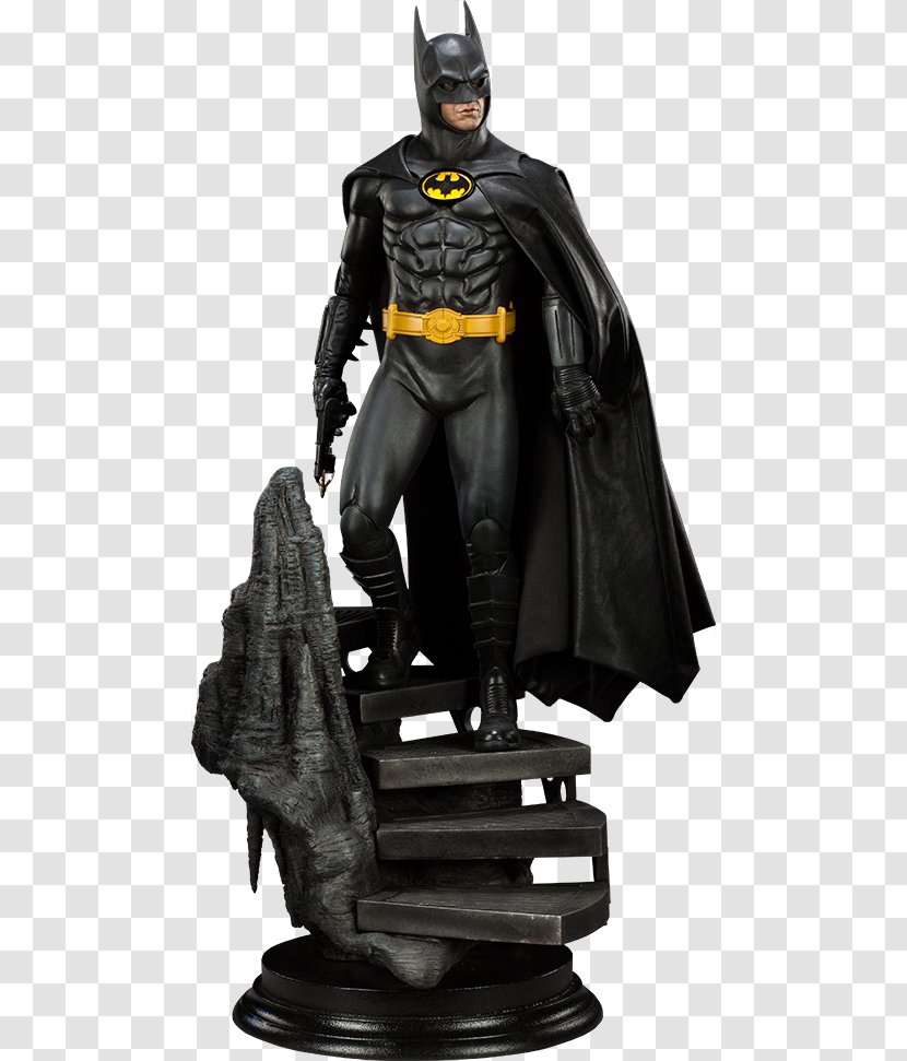 Batman Figurine Sideshow Collectibles DC Comics Collectable - Michael Keaton - Returns Transparent PNG