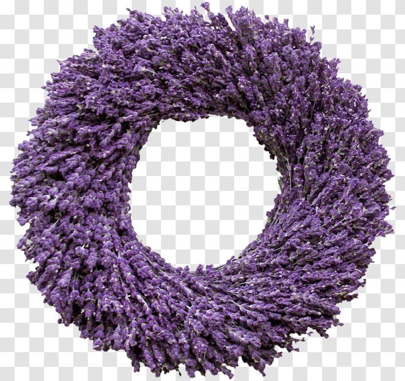English Lavender Wreath Flower French Transparent PNG