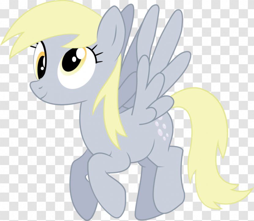 Pony Derpy Hooves Fluttershy Rainbow Dash Horse - Cartoon Transparent PNG