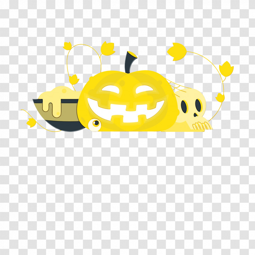 Logo Cartoon Yellow Line Text Transparent PNG