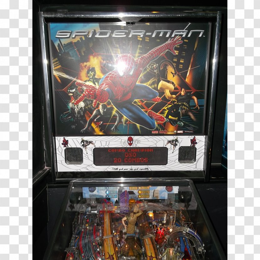 Pinball Arcade Game Spider-Man Amusement - Electronic Device - Spider-man Transparent PNG