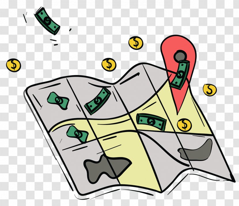 Money Business Wage Internet Finance - Garnishment - Tourist Map Transparent PNG