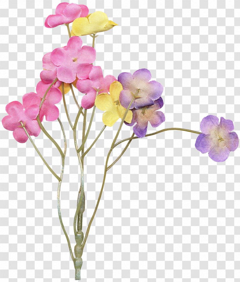 Artificial Flower - Sweet Pea - Pink Transparent PNG
