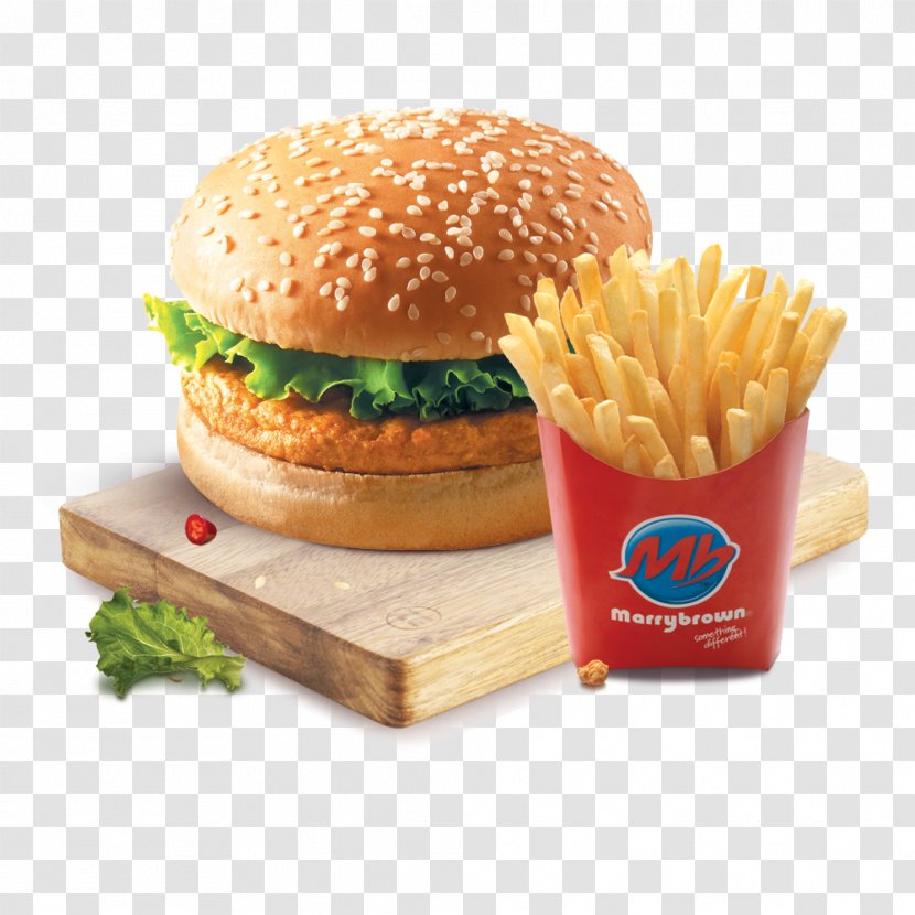 French Fries Cheeseburger Hamburger Veggie Burger Chicken Sandwich - COMBO Transparent PNG