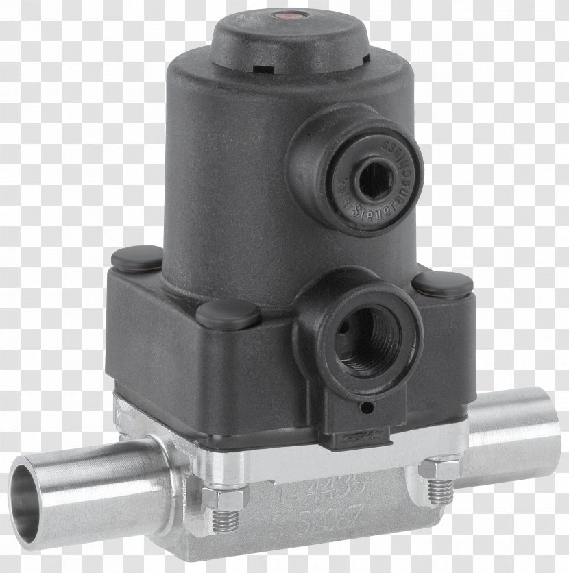 Diaphragm Valve GEMÜ Gebr. Müller Apparatebau GmbH & Co. KG Metal Actuator - Pneumatics - Sanitary Angle Transparent PNG