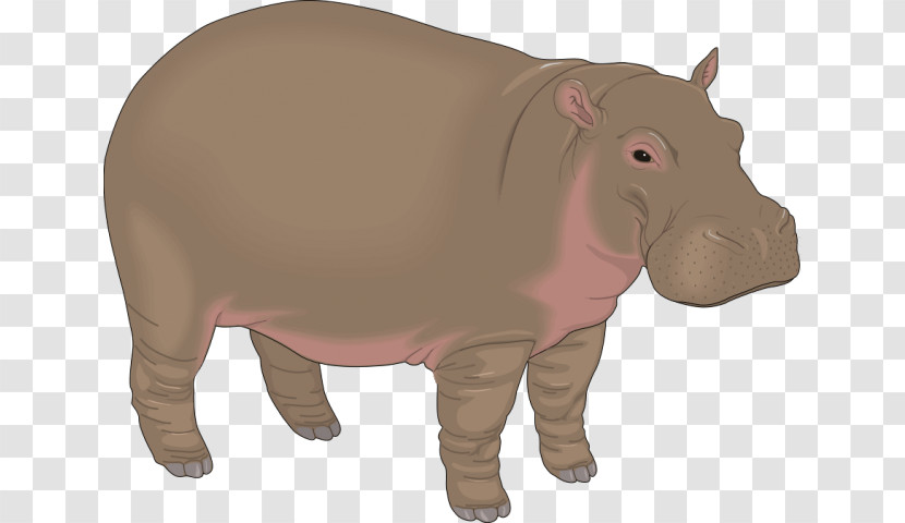 Animal Figure Pink Snout Toy Transparent PNG
