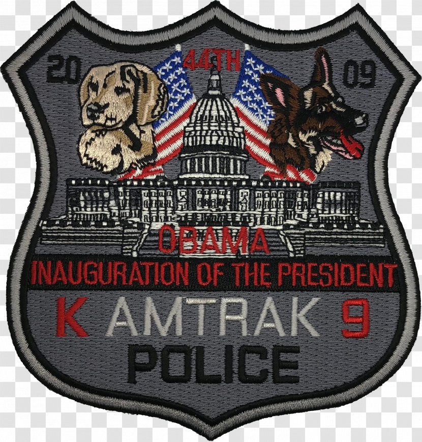 T-shirt Amtrak Police Challenge Coin - Sleeve - Barack Obama 2009 Presidential Inauguration Transparent PNG