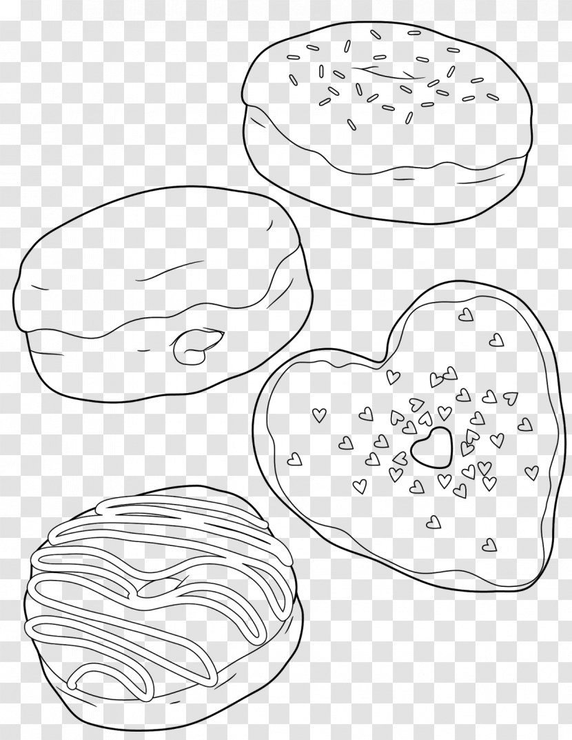 Dunkin' Donuts Coloring Book Coffee And Doughnuts Frosting & Icing - Flower - Tree Transparent PNG