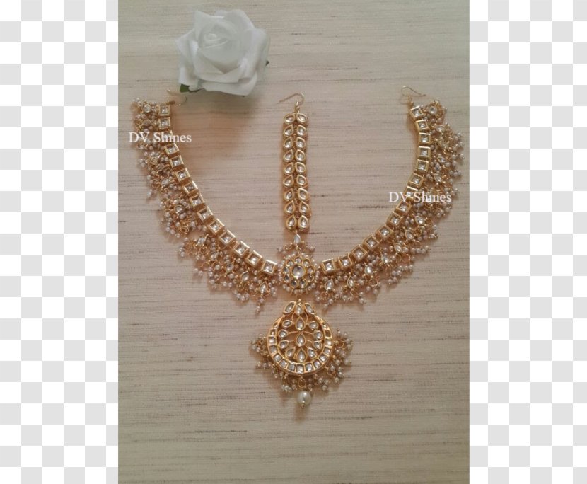 Necklace Kundan Earring Pearl Jewellery Transparent PNG