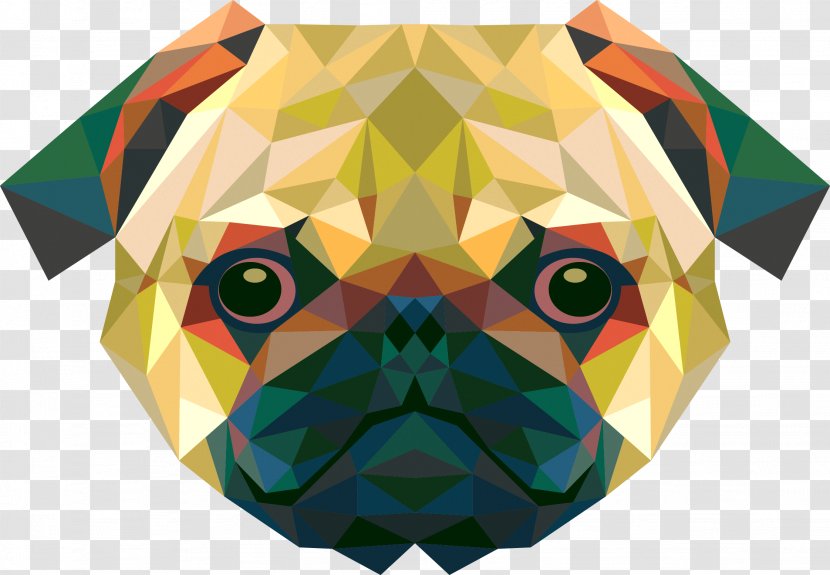 Pug T-shirt Puppy Sticker Animal - Head Transparent PNG