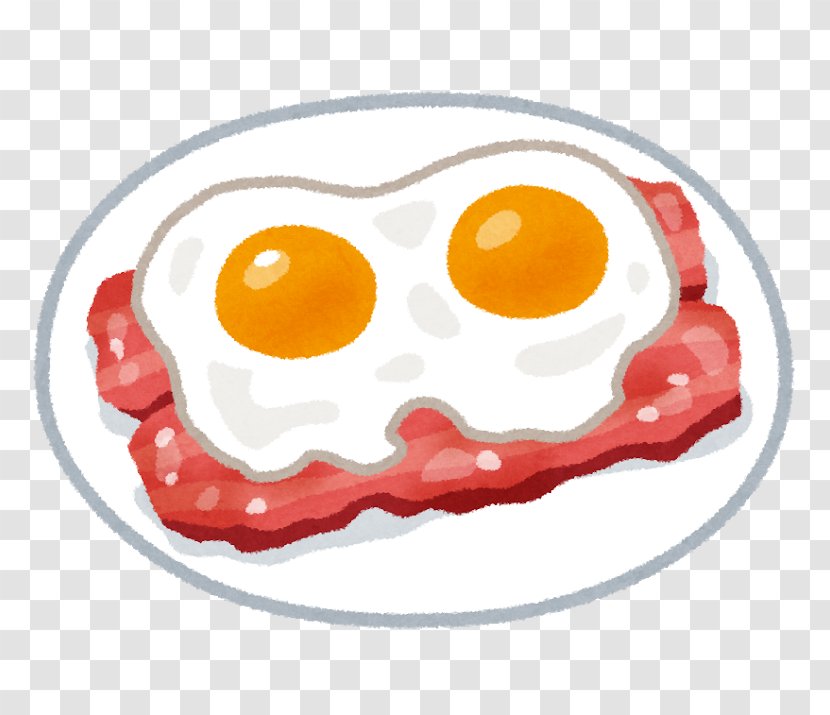 Fried Egg Bacon And Eggs Frying Transparent PNG