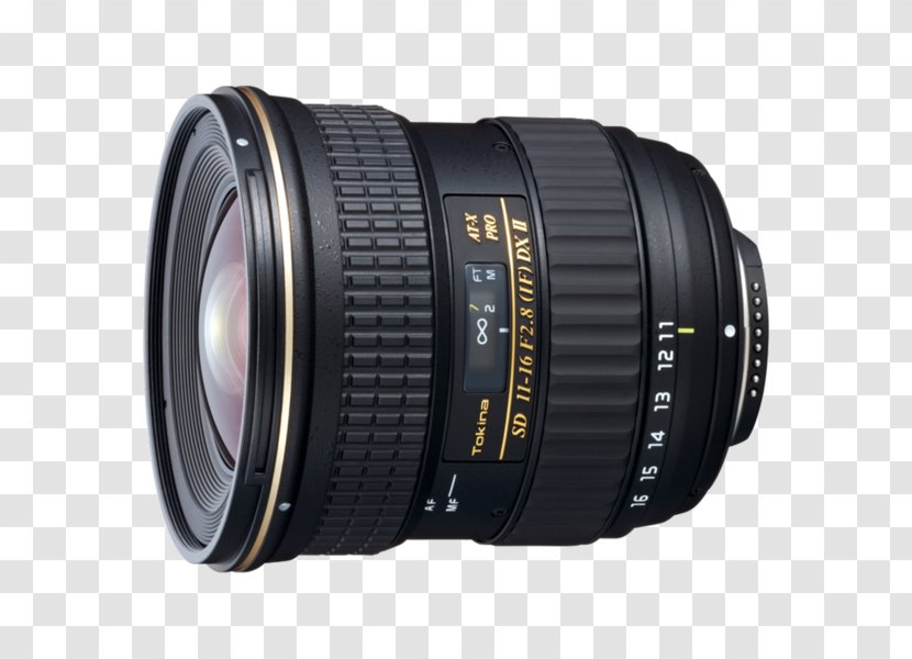 Canon EF Lens Mount Wide-angle Tokina AT-X 116 Pro DX II Wide-Angle 11 - Photography - 16mm F/2.8 Camera LensCamera Transparent PNG