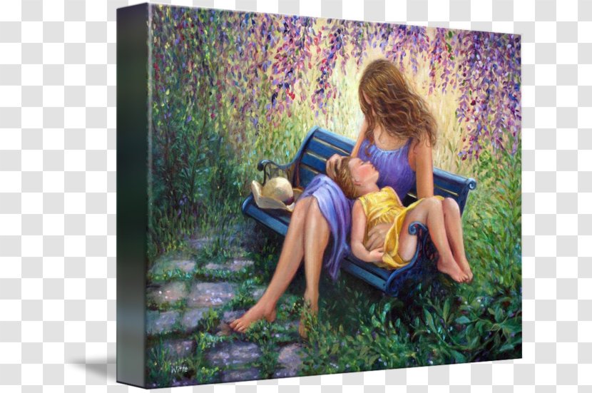 Painting Gallery Wrap Picture Frames Human Behavior Friendship - Leisure - Wisteria Frame Transparent PNG
