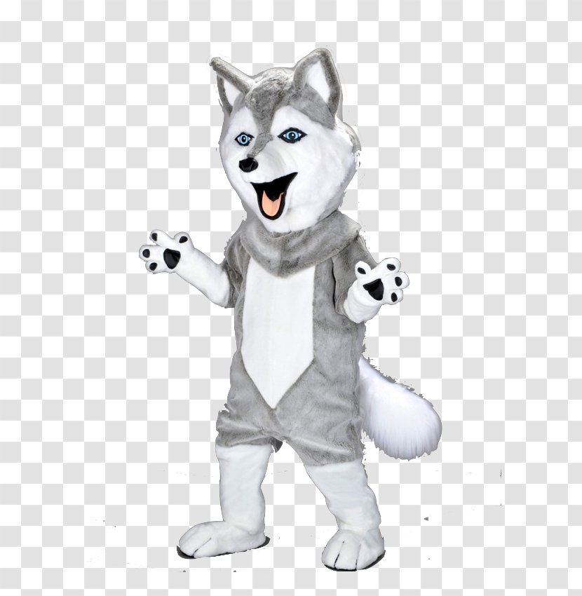 Canidae Mascot Siberian Husky Cat Costume - Red Fox Transparent PNG