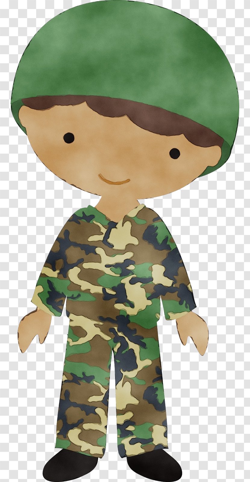 Animals Cartoon - Stuffed Toy - Fictional Character Military Uniform Transparent PNG