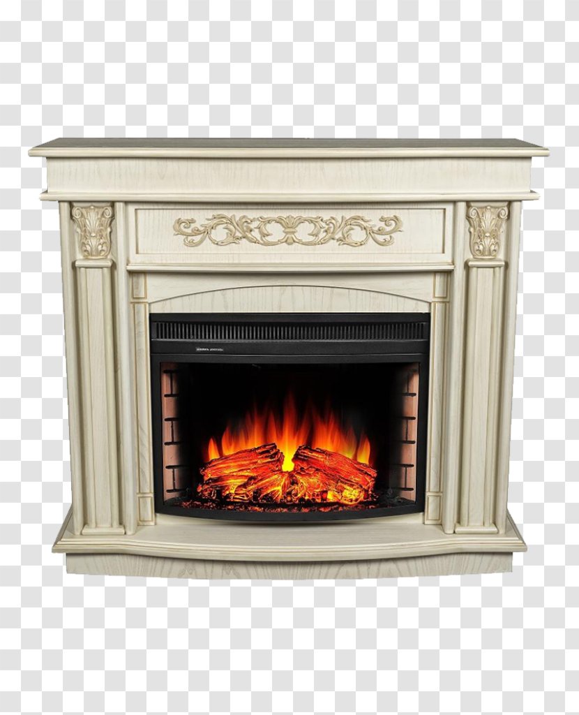 Electric Fireplace Hearth White Oak - Heat - Marseille Transparent PNG