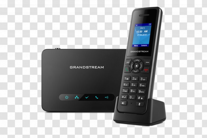 Digital Enhanced Cordless Telecommunications Grandstream Networks VoIP Phone Handset Telephone - Technology Transparent PNG