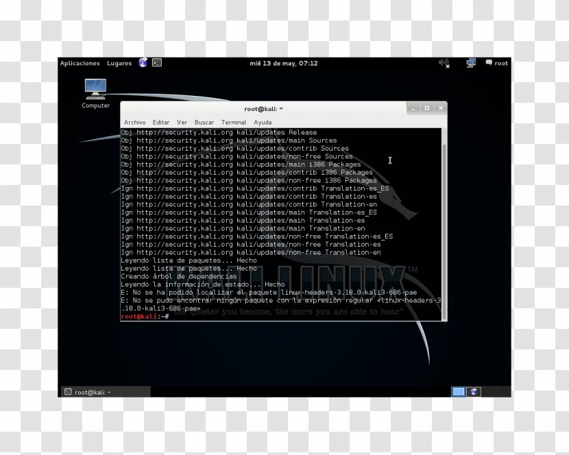 VirtualBox Kali Linux The 7th Guest Software Package - Directory Transparent PNG