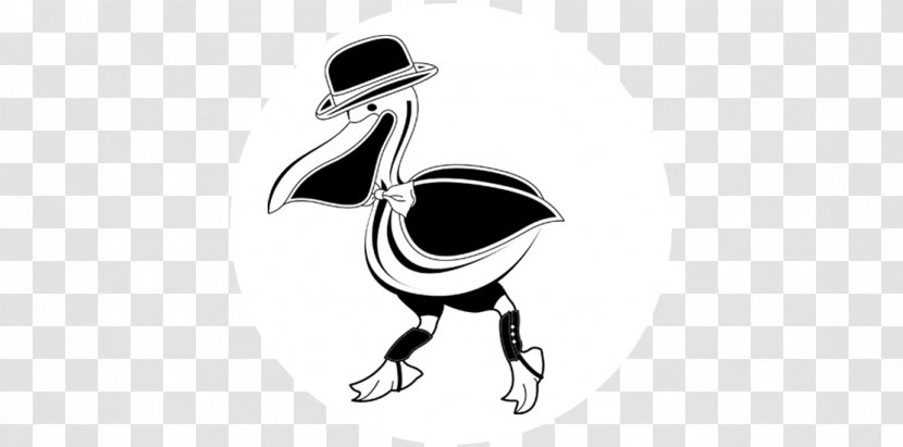 Blackpelican Apparel Chicken Logo Bird Goose - Black Transparent PNG