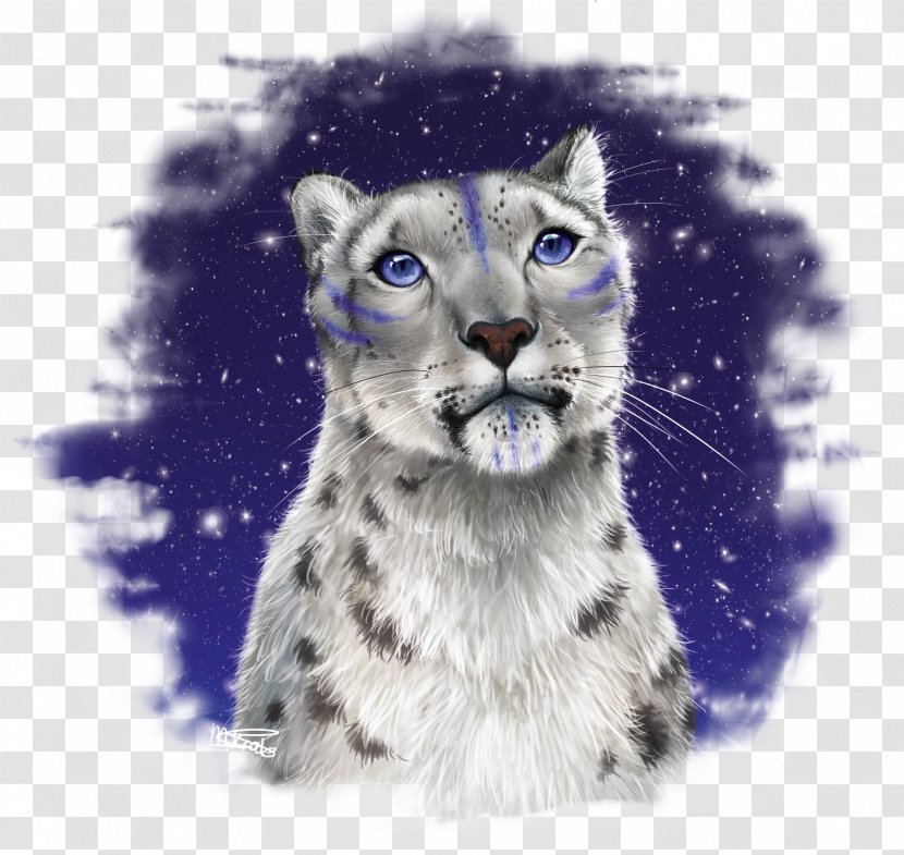 Cat Leopard Cheetah Mammal Whiskers - Wildlife - Starry Sky Transparent PNG