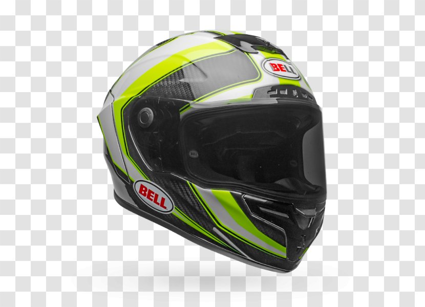 Motorcycle Helmets Bell Sports Bicycle - Green Transparent PNG