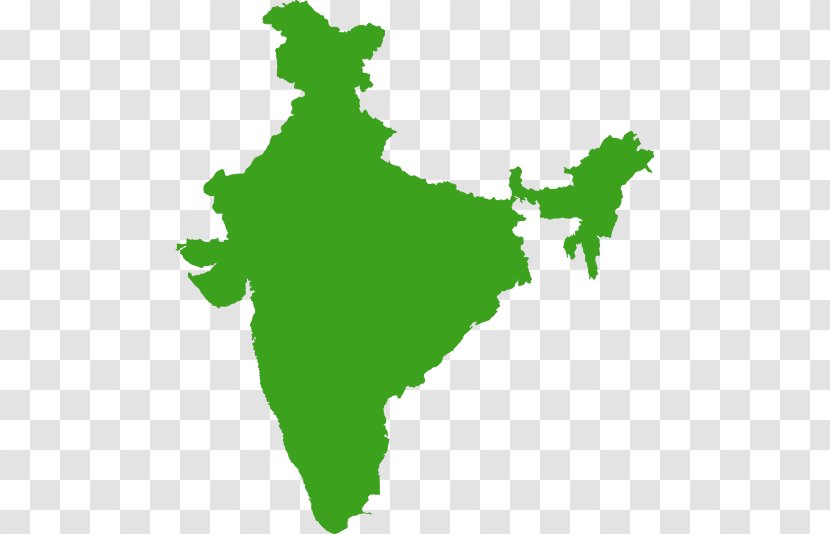 Vector Graphics India Map Illustration Royalty-free - Green Transparent PNG