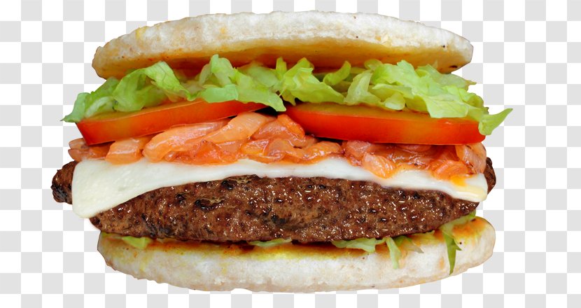 Buffalo Burger Arepa Cheeseburger Fast Food Whopper - Junk - King Transparent PNG