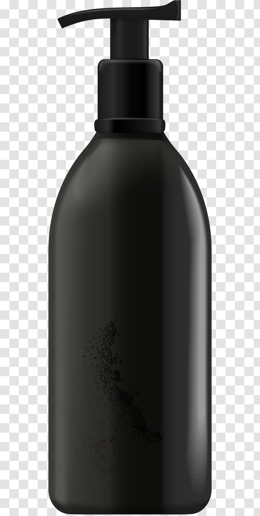 Bottle Liquid - Vector Painted Black Shampoo Transparent PNG