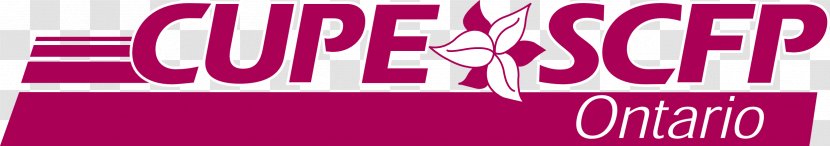 CUPE Ontario Canadian Union Of Public Employees Cupe Local Information Poster - Magenta - Banner Transparent PNG