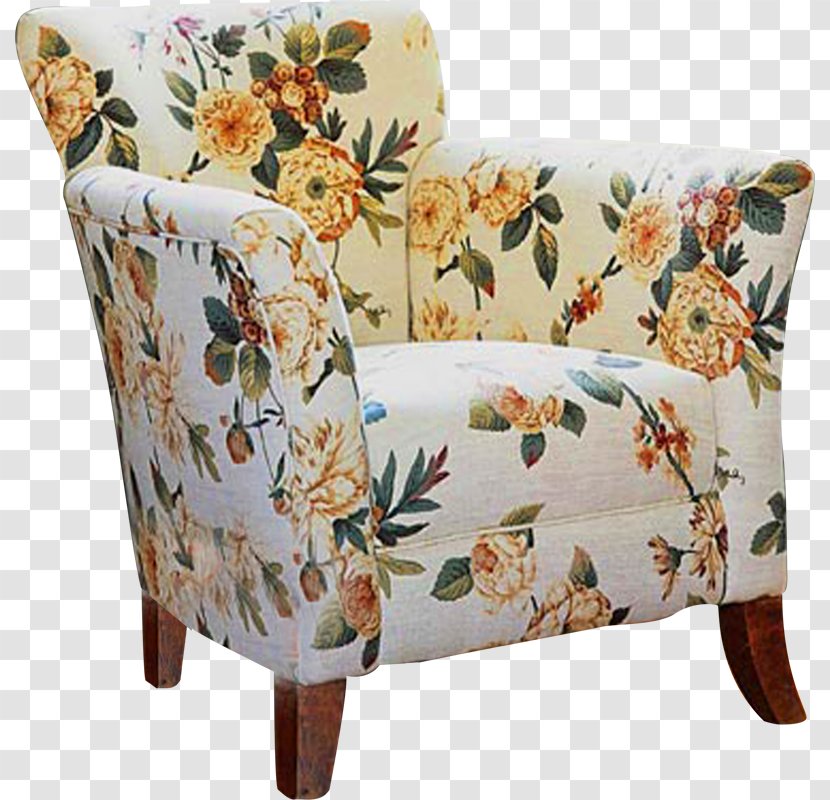 Furniture Upholstery Textile Couch - Slipcover - Chinese Flowers Sofa Transparent PNG