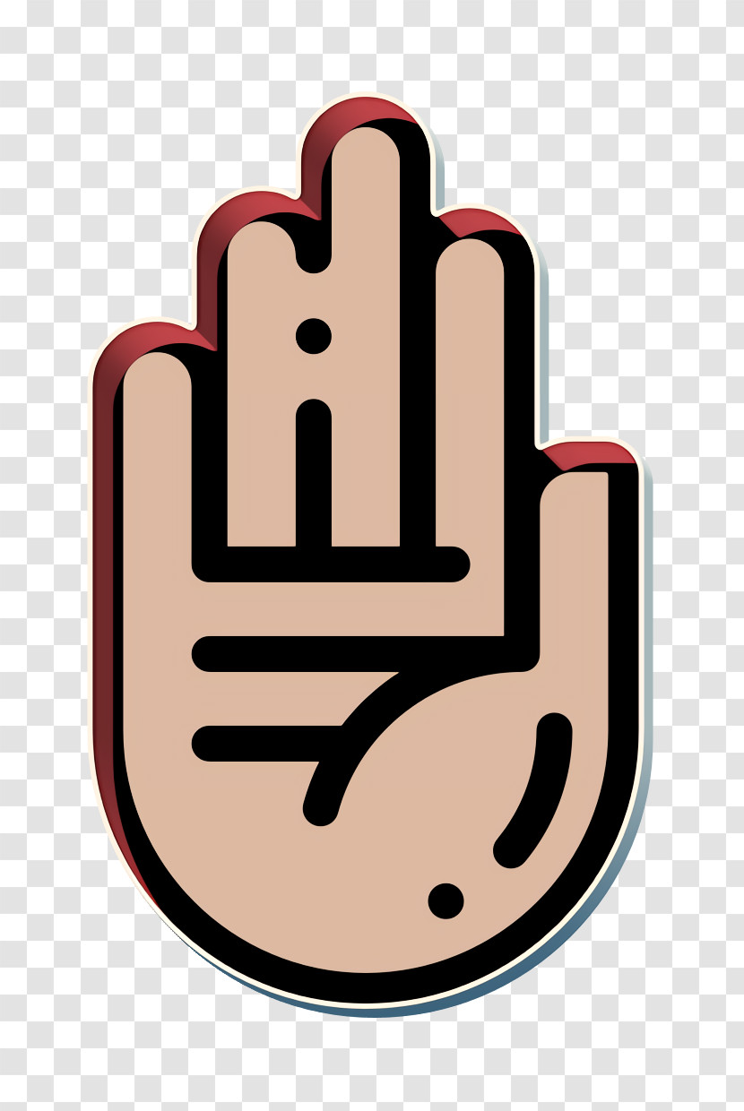 Esoteric Icon Hand Icon Hands And Gestures Icon Transparent PNG