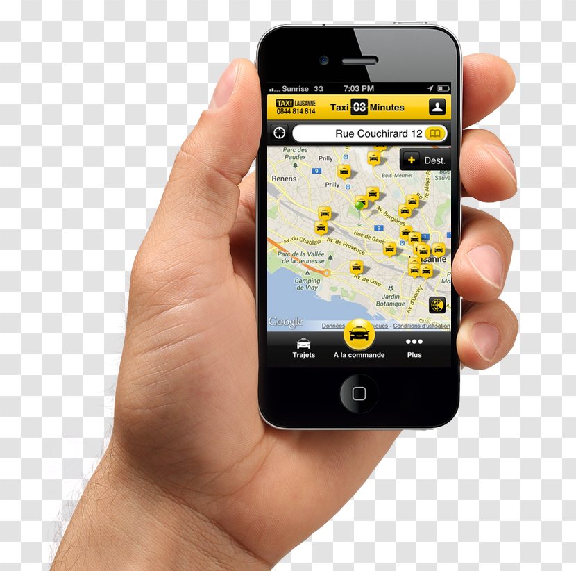 Push Technology App Store Mobile Development - Finger - Taxi Service Transparent PNG