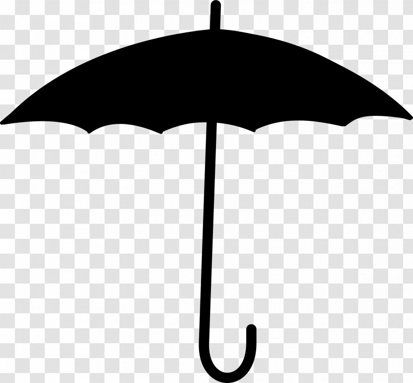 Umbrella Image Illustration - Blackandwhite - Rain Transparent PNG
