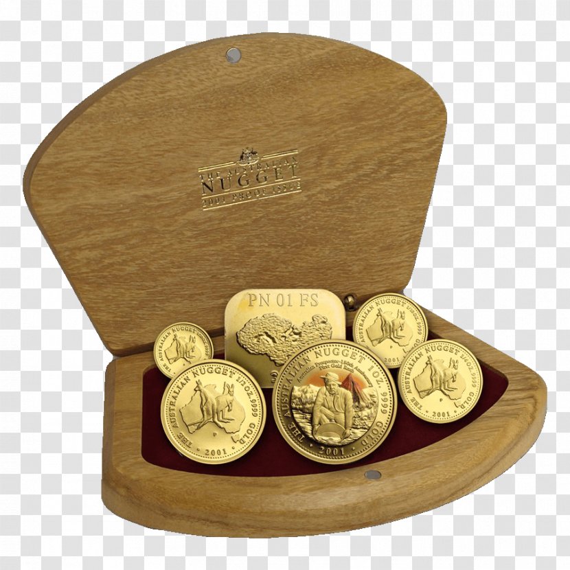 Coin Australian Gold Nugget Silver - Five Pounds Transparent PNG