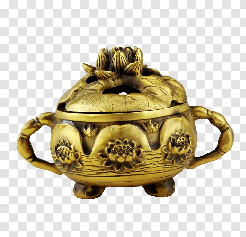 Censer - Nelumbo Nucifera - Lotus Small Incense Burner Transparent PNG