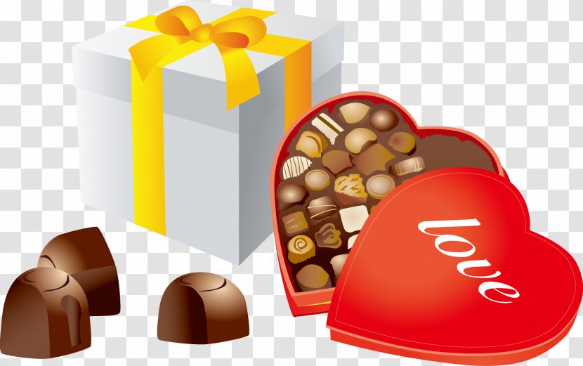 Chocolate Valentines Day Gift - Boxes Transparent PNG