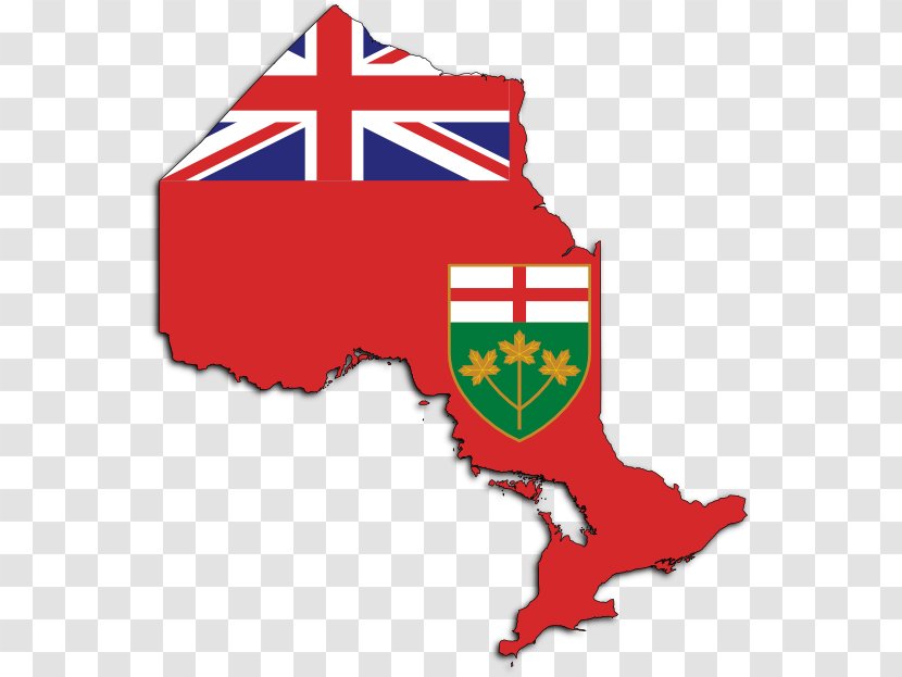 Flag Of Ontario Map Canada National Transparent PNG