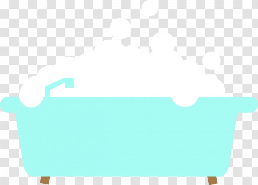 Blue Text Cartoon Illustration - Aqua - Bathtub Transparent PNG