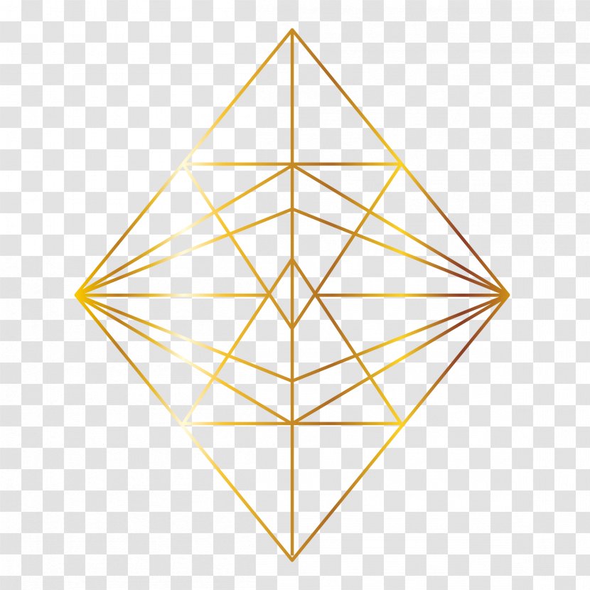 Angel Triangle Pattern Symmetry Spirituality - Hierarchy Of Angels - Invocation Pictogram Transparent PNG