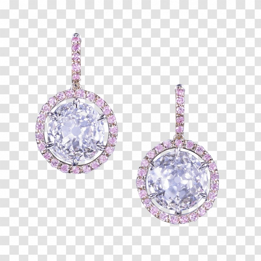 Earring Amethyst Gemstone Jewellery Diamond - Ring Transparent PNG