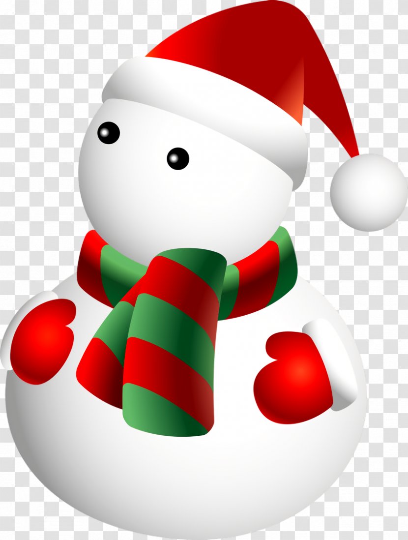 Christmas Snowman - Santa Claus - Decoration Transparent PNG
