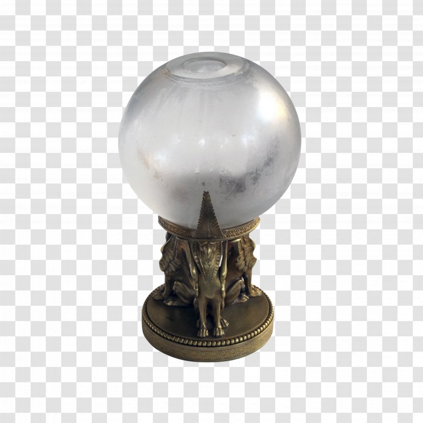 Crystal Ball Pedestal Glass Vase - Lighting - Bronze Drum Design Transparent PNG
