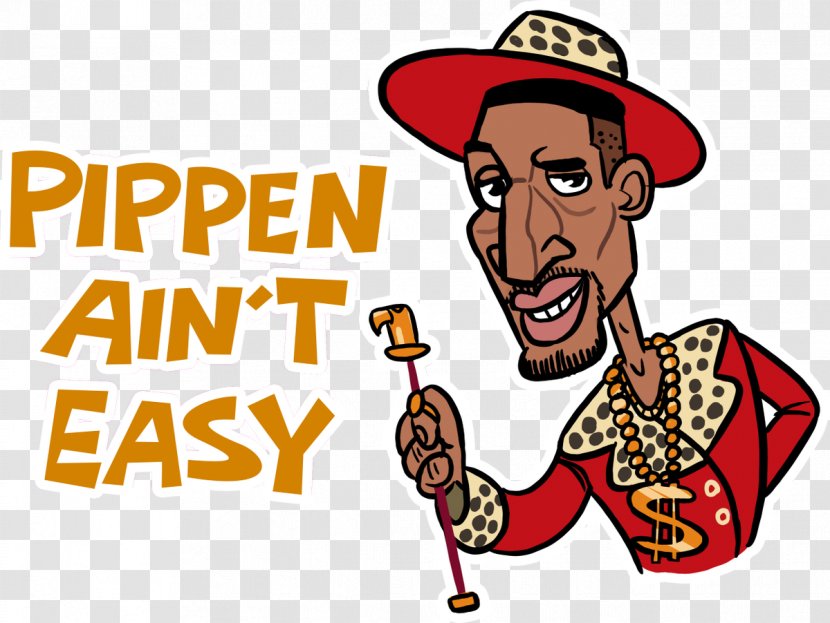 Scottie Pippen Naismith Memorial Basketball Hall Of Fame The NBA Finals Clip Art - Michael Jordan - Nba Cartoon Transparent PNG